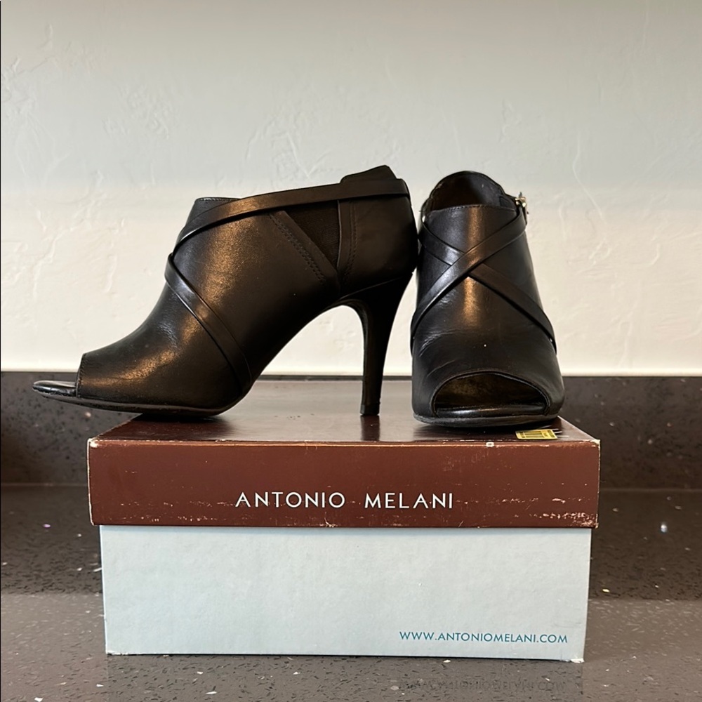Antonio Melani Black Stiletto Heels